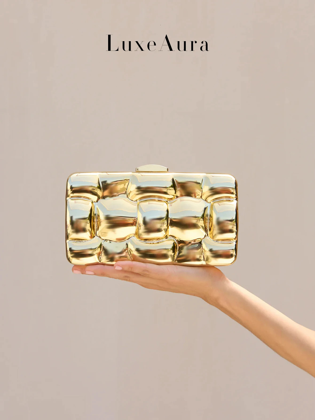 European and American Style Acrylic Evening Bag Ladies Clutch with Fashionable ConcaveConvex Muscle Design MetalLike Re 250614