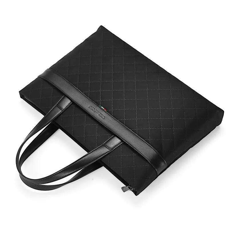 Fashionable men's briefcase, large capacity laptop bag, multifunctional handbag