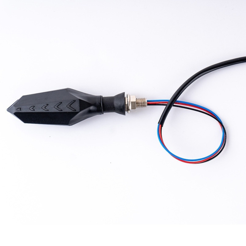 Electric Vehicle LED 36V 48V 60V 72V Flowing Modified Car Dual Color Directional Turning Light turn signal