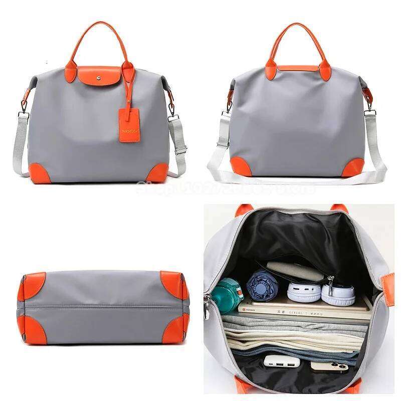 Women's Bags Designer Labubu Travel Tote Large Capacity Portable Lightweight Simple Waterproof Gym Bag Cute Cartoon Funny Women Shoulder Bags Gif