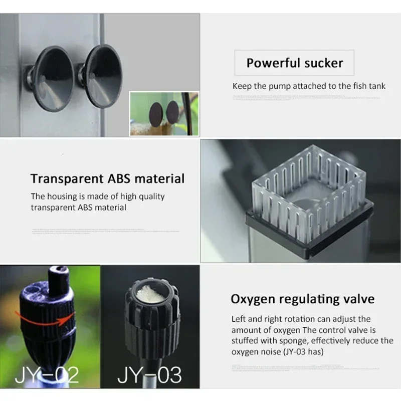 Oil Film Remover Fish Tank Aquarium Filter Surface Skimmer Water Air Oxygen Adjustable Water Pump Oxygenation Pump Filter Sponge 250613