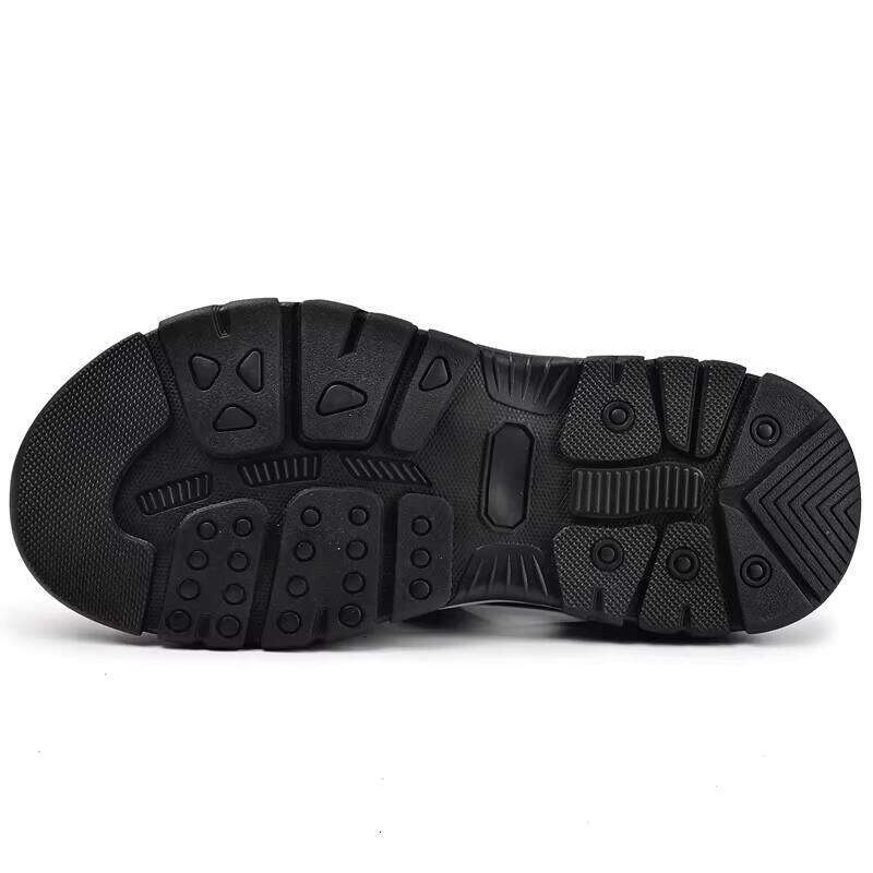 High Quality Outdoor With Protected Toe Trekking Sports Men Leather Material Camping Hiking Sandals