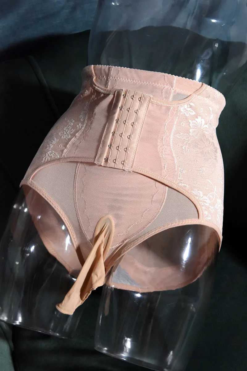 Men Abdomen Slimming Belt Underwear Men Shapewear High Waist Trainer Panties Male Transparent Mesh Lace Trimmer Undergarment W250616