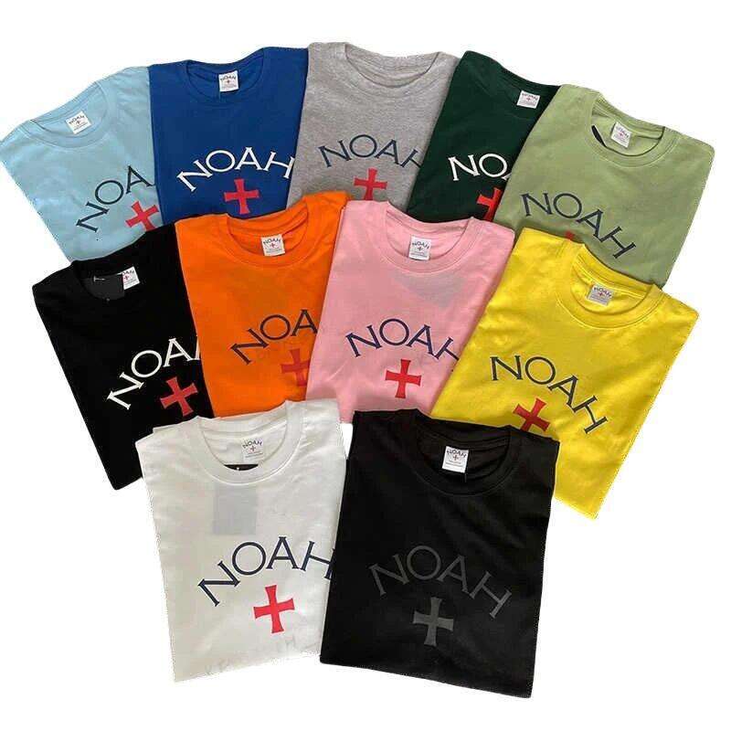 NOAH Men's T-Shirts Men Woman Clothing All-match High Street O-Neck Fashion Simple Letter Printing Casual Couple Summer 1 1 New Noah T Shirt ce2