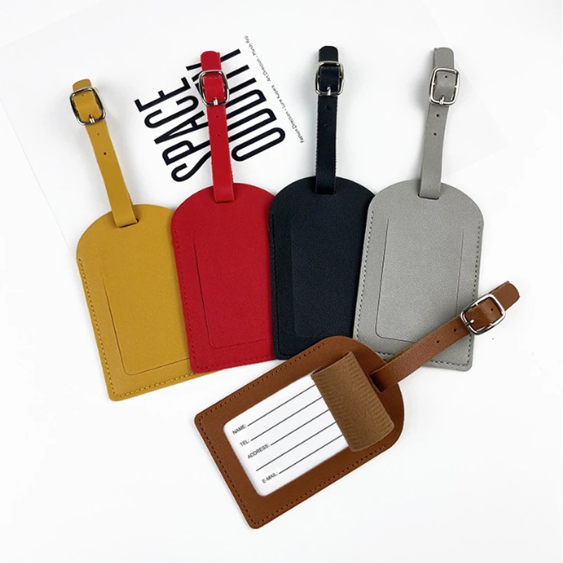 selling multicolor airplane boarding passes creative travel box hang tags checked in smooth pu leather luggage 250616