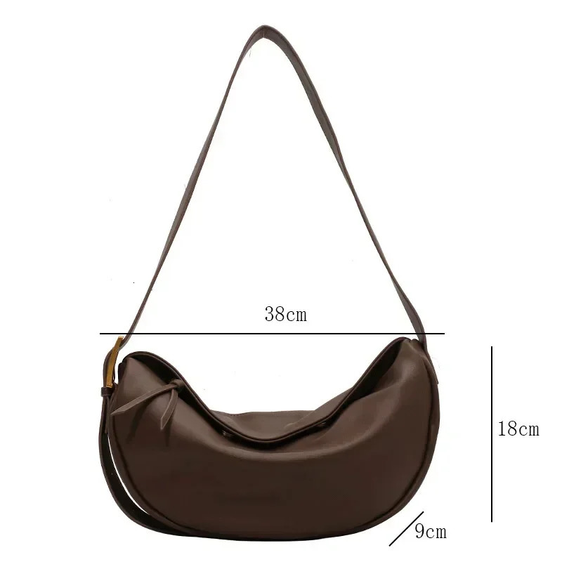 Crossbody Bags for Women Large Capacity Handbags Solid Soft Shoulder Bags Female Casual Travel Hobos Bag Vintage Sac 250613