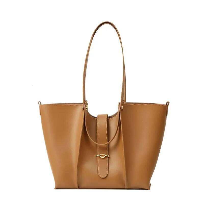 Hot Selling Designer Handbags High Quality Trend Large Capacity Genuine Leather Composite Tote New In Fashion Shoulder Bag