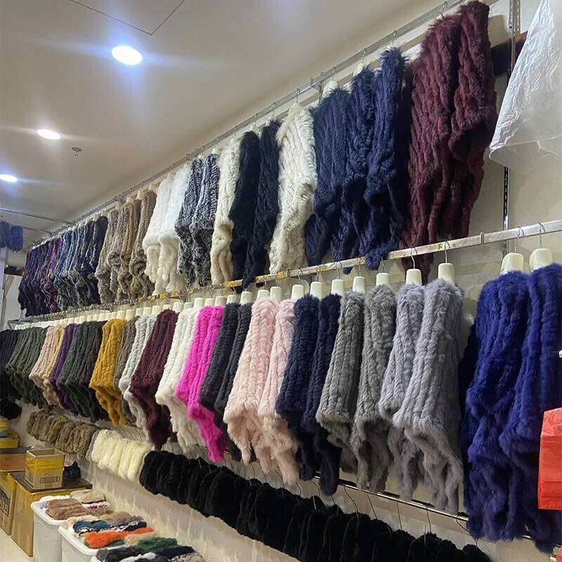 Hot Sale Autumn Knitted Natural Black Ponch Shawl Genuine Rabbit Wedding Party Real Fur Cape