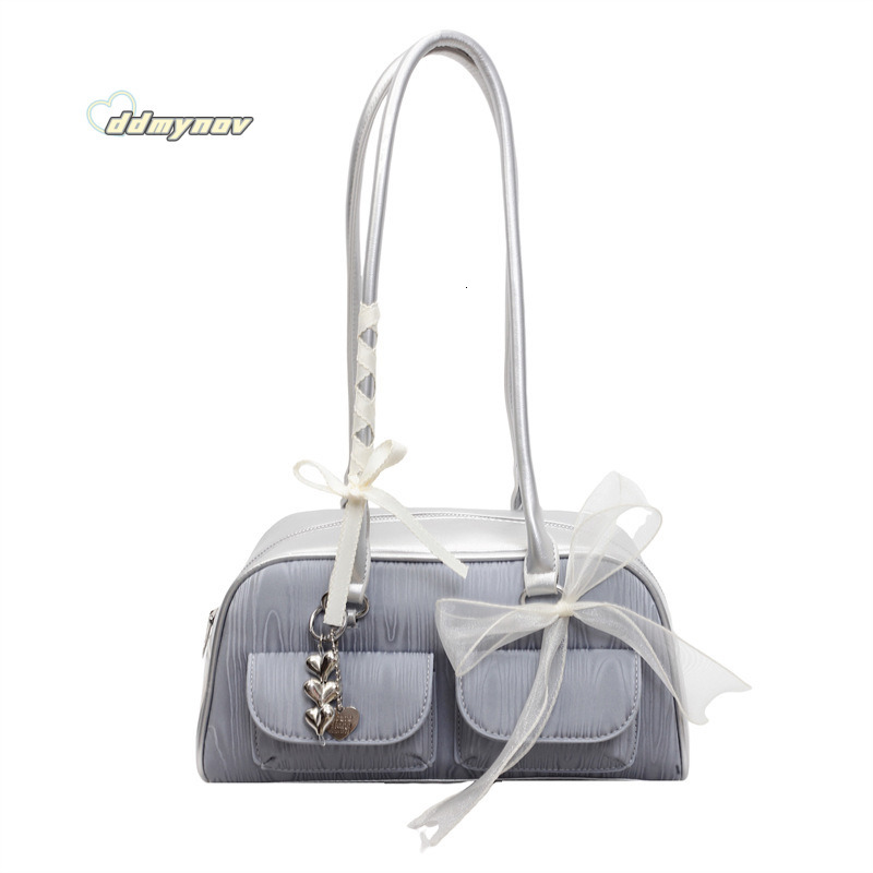 Korean Style Sweet Underarm for Women 2025 Summer Niche High-end Versatile Boston Casual Shoulder Bag ddmynov ddmynov