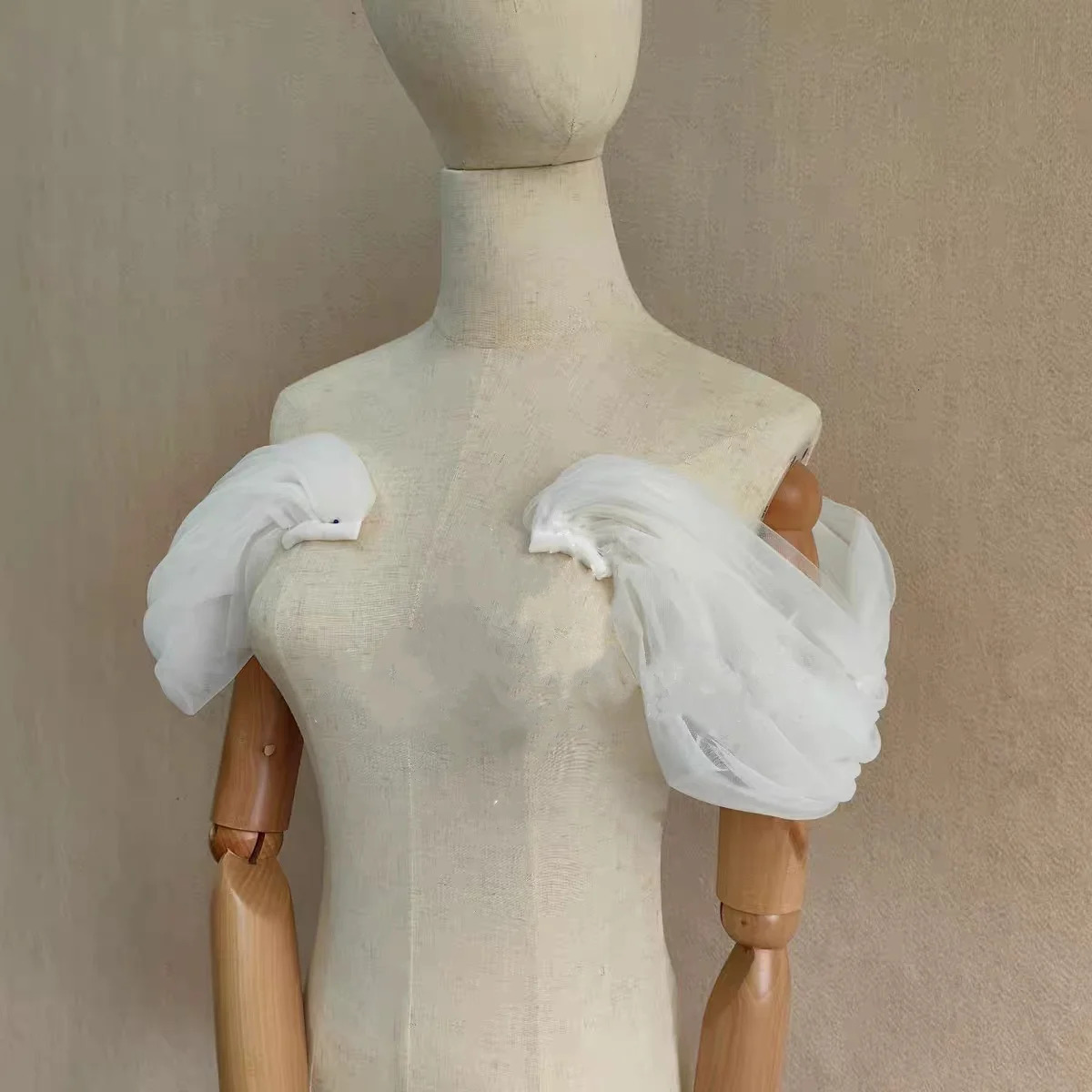 Bridal Sleeves Detachable Shoulder Straps off Shoulder Sleeves Womens Wedding Dress Accessories Multi Colored Shiny Color250616