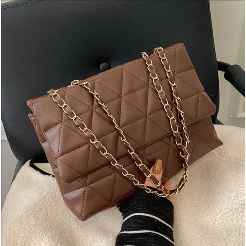Embroidery Plaid Flap Shoulder Bag Casual Chain Strap Crossbody Bags for Women Commuting Daily Used Lady Handbag Tote Bag bags XJ2520616