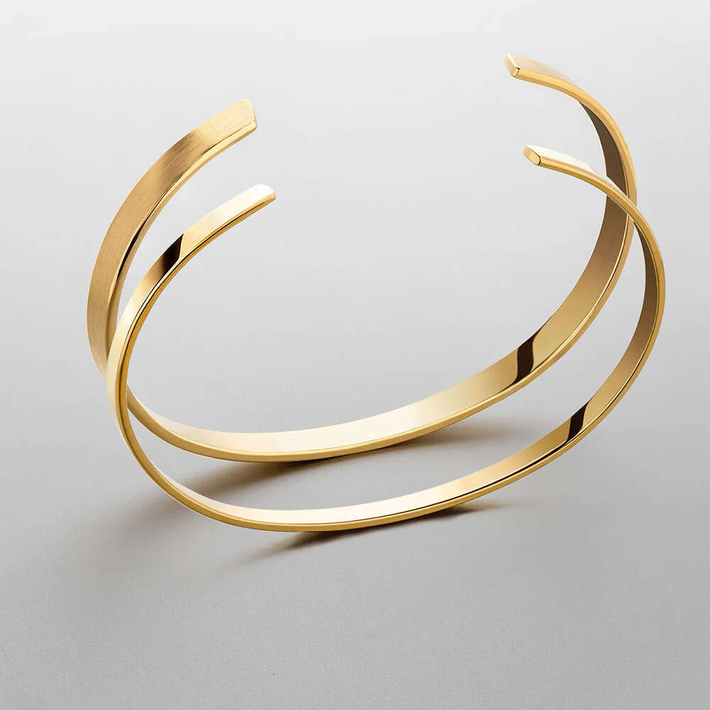 eManco New High-Value Layered Bracelet for Men Trendy High-End Double Layer Personality Niche Bangle Jewelry Gift