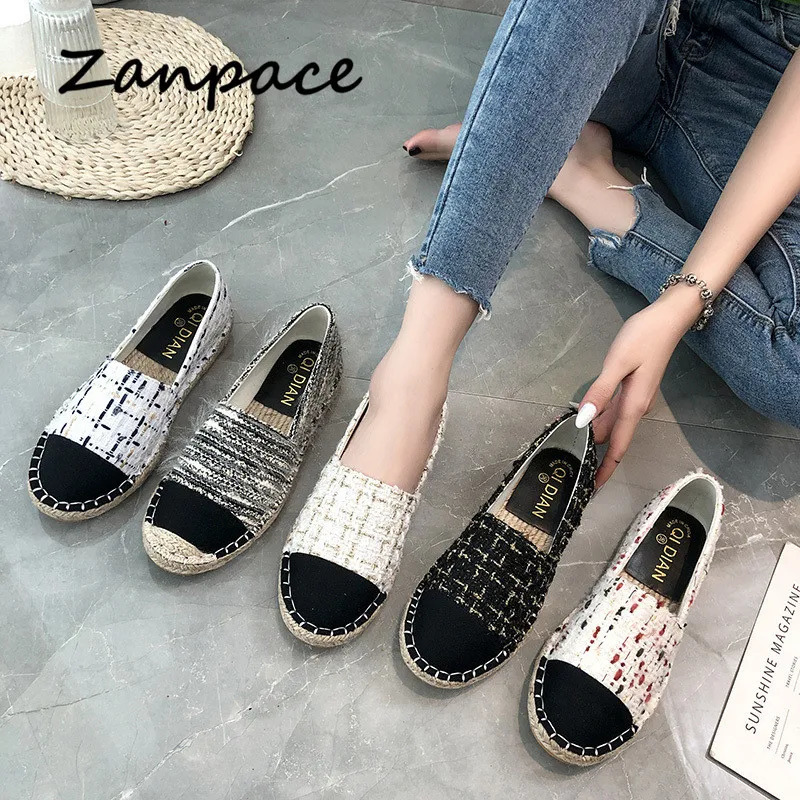 Four Seasons Flat Shoes Women 2025 Straw Hemp Rope Fisherman Shoes Slip on Casual Ladies Breathable Platform Shoes 250613
