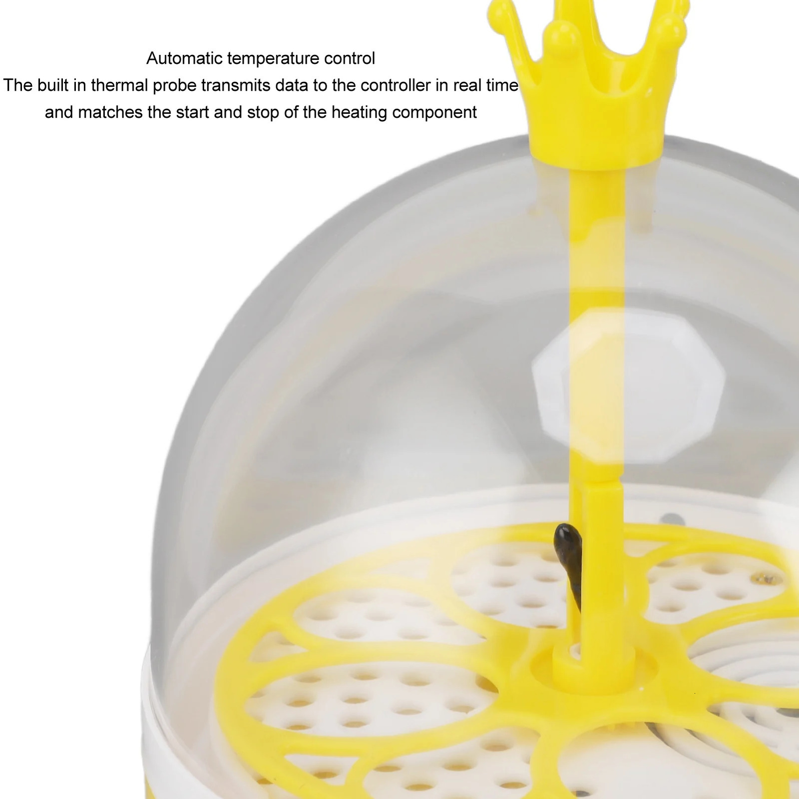 Mini Egg Incubator for Home Automatic Temperature Humidity Control 4 Eggs Candler Poultry Hatching Machine for Chickens Ducks Pi 250624