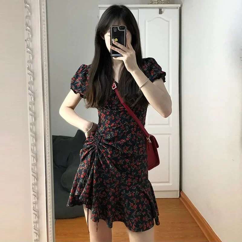 Woman Dress Mini Evening Party Ruffle Dresses for Women Night Club Short Prom Fashion Summer 2024 Elegant Luxury Clothing Y2k G