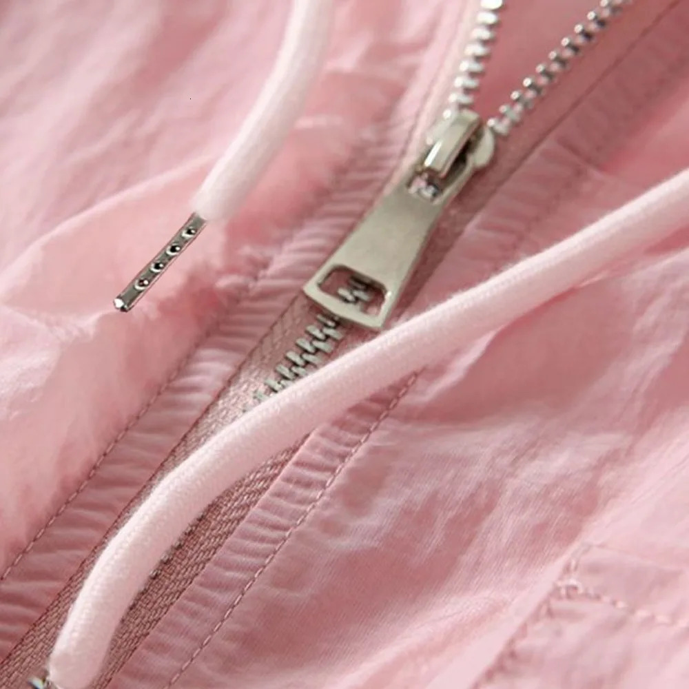 Simplicity Thin Sunscreen Clothing Anti UV Loose Summer Long Sleeved Jacket Waterproof Quick Dry Womens Coat Outdoor Sports 250614