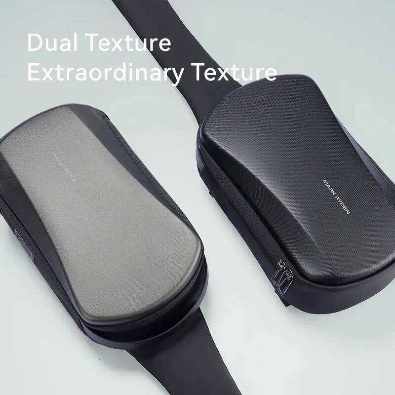 Markryden Hard-Shell Waterproof Daily Crossbody Bag USB Port