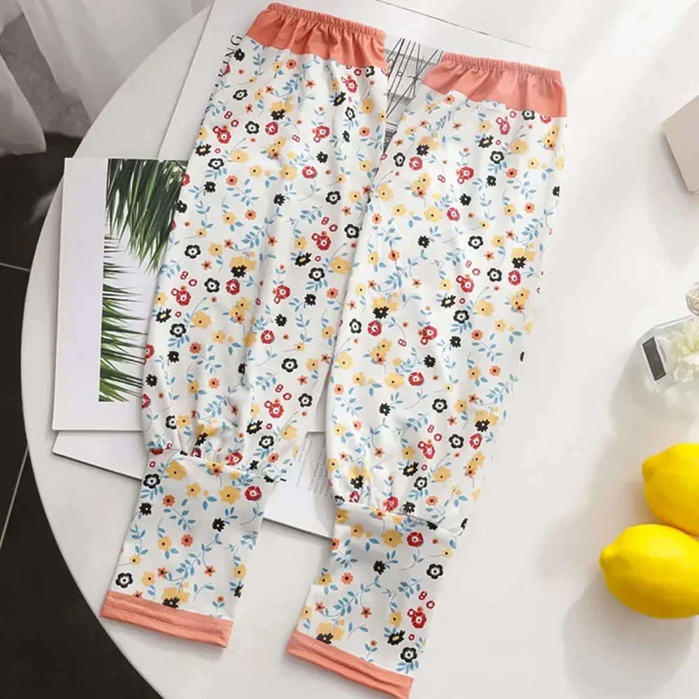 Arm Covers Sun Protection Cuffs Floral Sunscreen Ice Silk Sleeves Breathable Outdoor Sports Loose Anti-sunburn Arm Sleeves ??? 250610