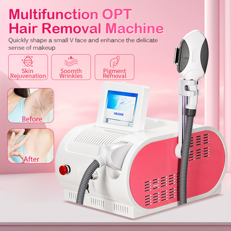 OPT 3 Wavelength Portable Hair Removal Laser Machine Professional Equipment For Painless Hair Removal And Skin Rejuvenation HOT