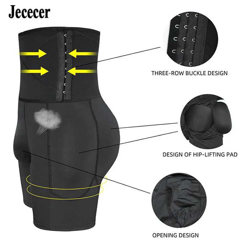 High Waist Belly Control Underpants with Reduction Girdles Tummy Shaper Men Padded Boxers Men Shapewear Plus Size S-6XL W250616