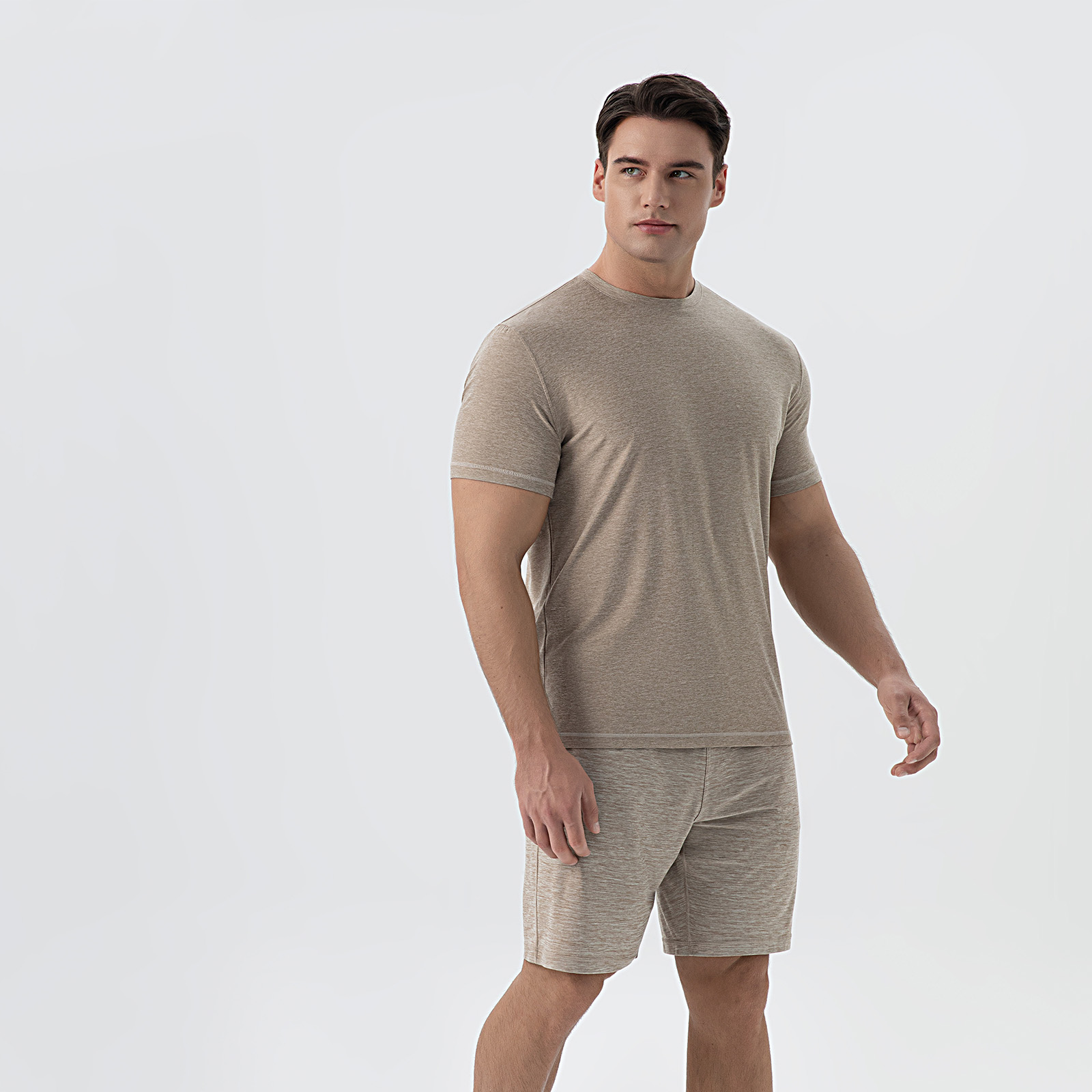 Men's Comfortable Breathable Short Sleeve Sportswear for Casual Wear