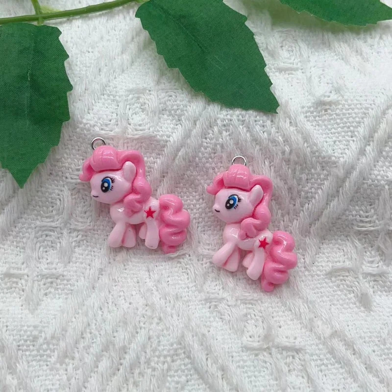 10pcs Resin Animal Charm Pendant Necklace Keychain DIY Handmade Keychain Necklace Cute Earrings Charm 250609