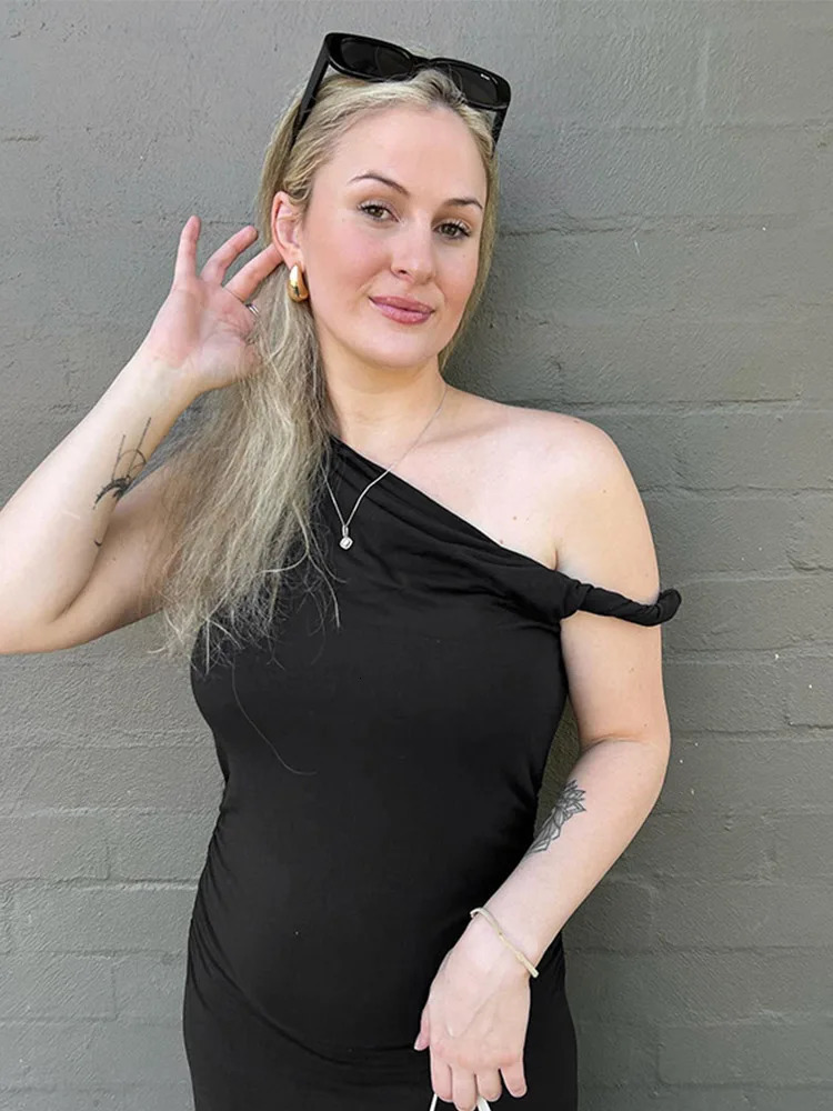 Simple Basic Casual Summer Tank Top Sleeveless Solid Color Off Shoulder Side Ruched Crop Tops Vestidos Spring Women T S 250614