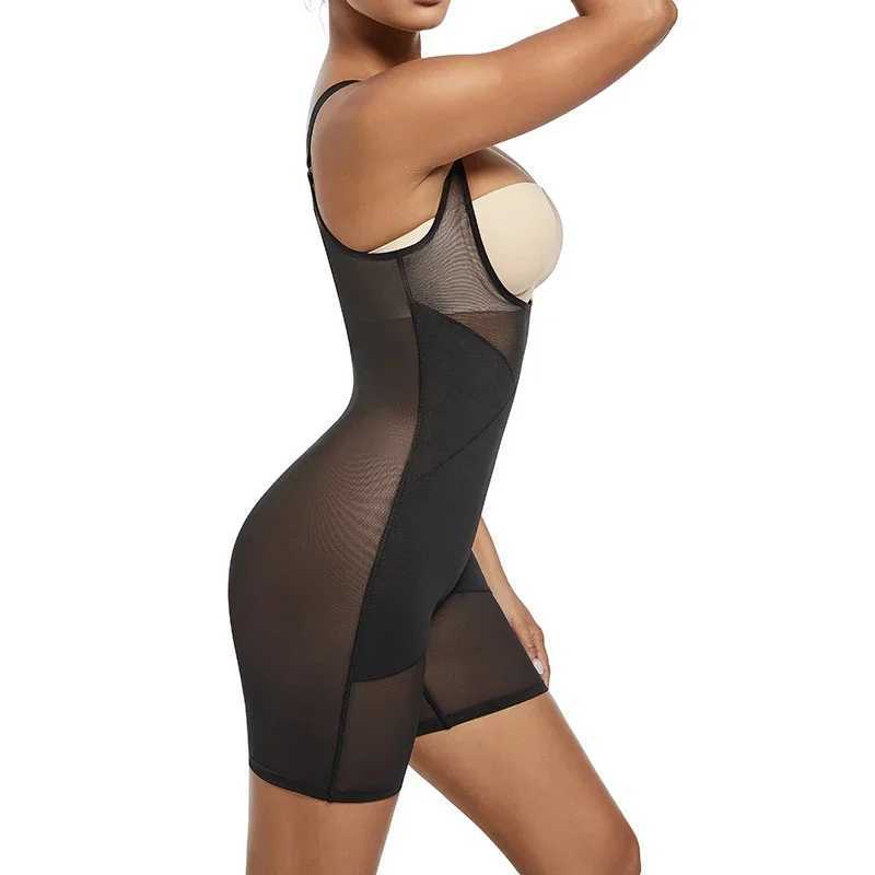 Shapewear Bodysuit Body Shaper Women Belly Sheath Waist Trainer Reductive Slimming Underwear Thin Breathable Adjustable Strap W250616