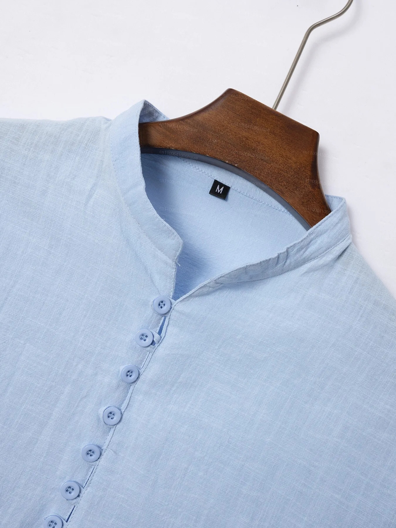 Mens Short Sleeve T-shirt V Neck Button Linen Shirt Mens Casual Clothes Tops For Men Comfortable Breathable Light Top 250614