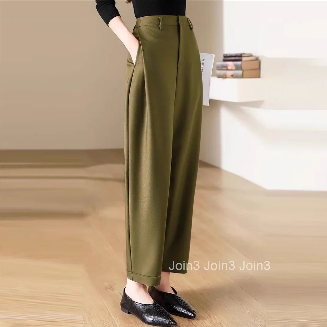 Baggy Harem Woman Trousers Straight Leg Loose Comfortable Stretch G Trends 2025 Outfits One Size 90s Original Pants for Women