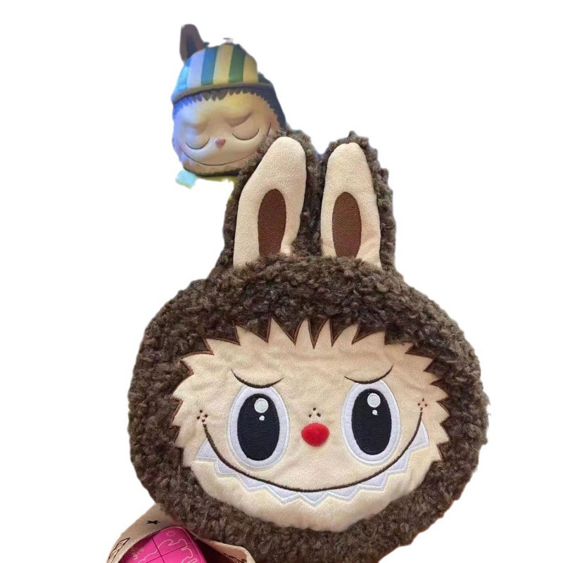 City Paradise Labubu Crossbody Furry Cute Bag for Women Birthday Gift