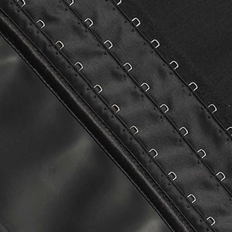 Latex Men Corset Waist Trainer 9 Steel Boned Body Shaper Waist Cincher Corset Belt Girdle Men Shapewear Men Weight Loss Belt W250616