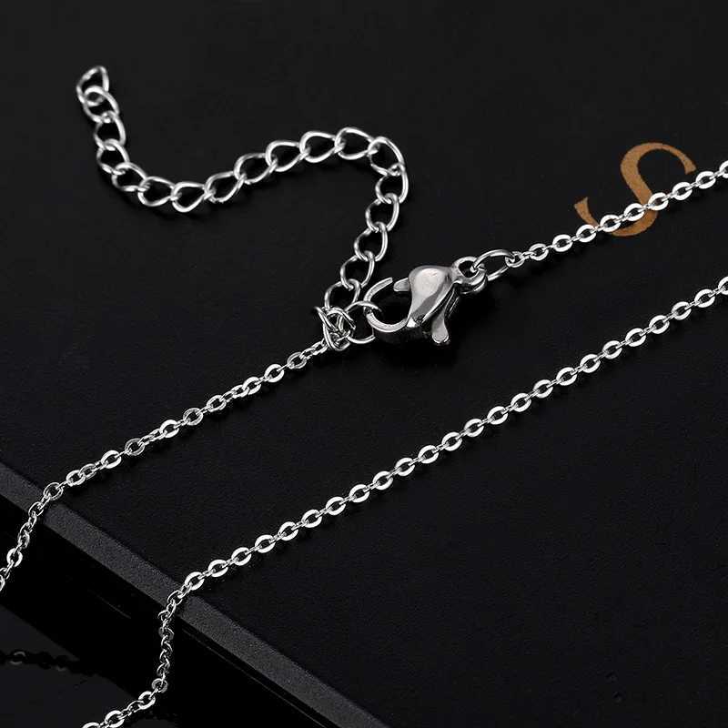 Fashion Silver Color Stainless Steel Razor Blades Pendant Necklaces Men Jewelry Steel Male Shaver She Heartbeat Necklace W250616