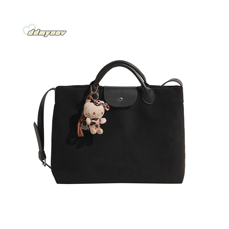 Korean Style Matte Large Capacity Handbag 2024 Autumn Winter Versatile Crossbody Briefcase Commuter Shoulder Bag ddmynov ddmynov ddmynov