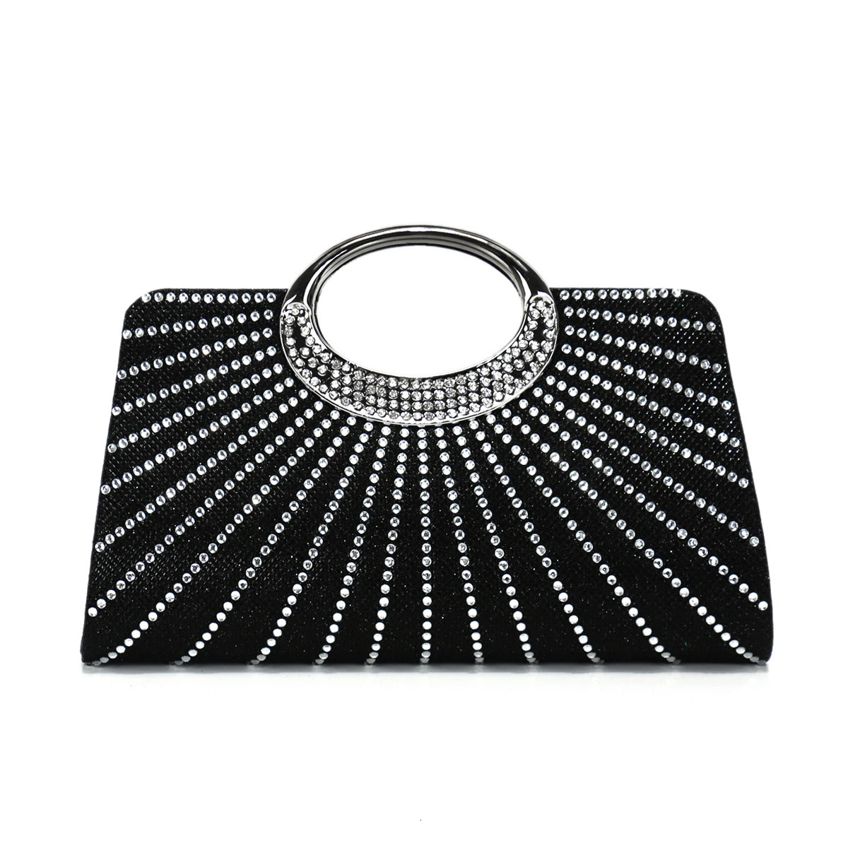 Bucket Design Women Clutch Bags Rhinestones Glitter Handbags With Shoulder Chain Handle Diamonds Purse 250614