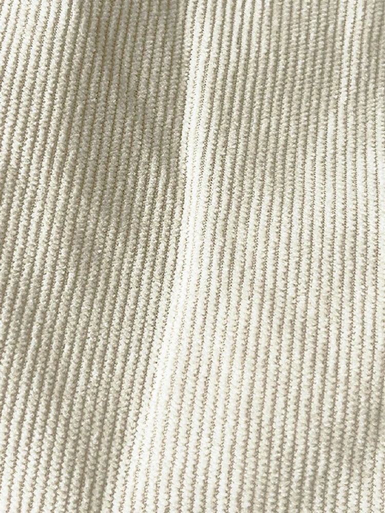 SpringSummer suit Solid color corduroy shorts sleeve shirt and stretch beach casual suit 250612