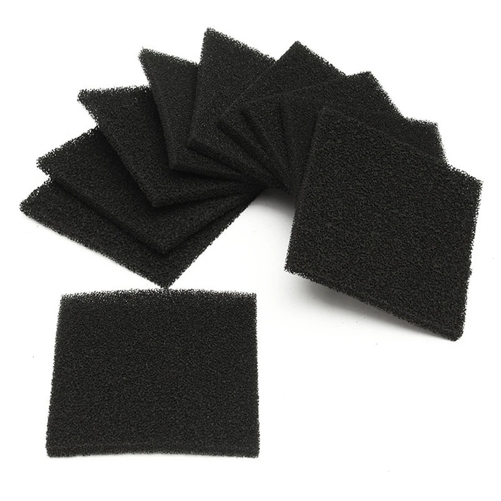 10Pcs High Quality Activated Carbon Filter Sponge For 493/FA-400 Solder Smoke Absorber ESD Dust Welding Fume ctor 13cm*13cm 250613