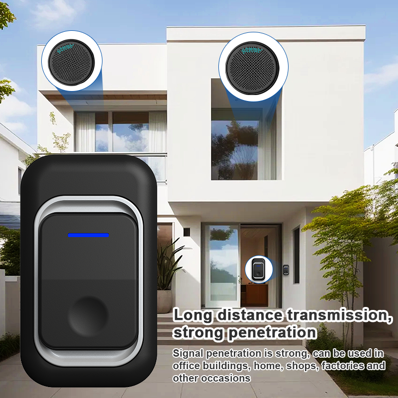 Waterproof Long-Range Wireless USB Doorbell - Easy to Install & Durable