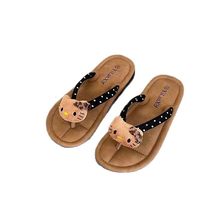 Super soft and durable shoes, classic and versatile polka dot flip flops, designer sandals, women's fashionable sandals