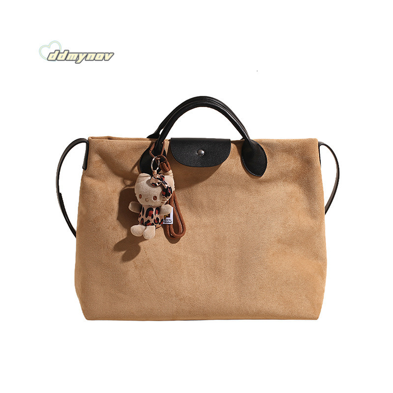 Korean Style Matte Large Capacity Handbag 2024 Autumn Winter Versatile Crossbody Briefcase Commuter Shoulder Bag ddmynov ddmynov ddmynov