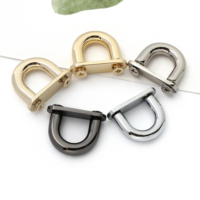 5PCS Wallet Bag Ushaped Arch Bridge Connector Metal Buckle Screw Modification Removable Womens Accessories 250616
