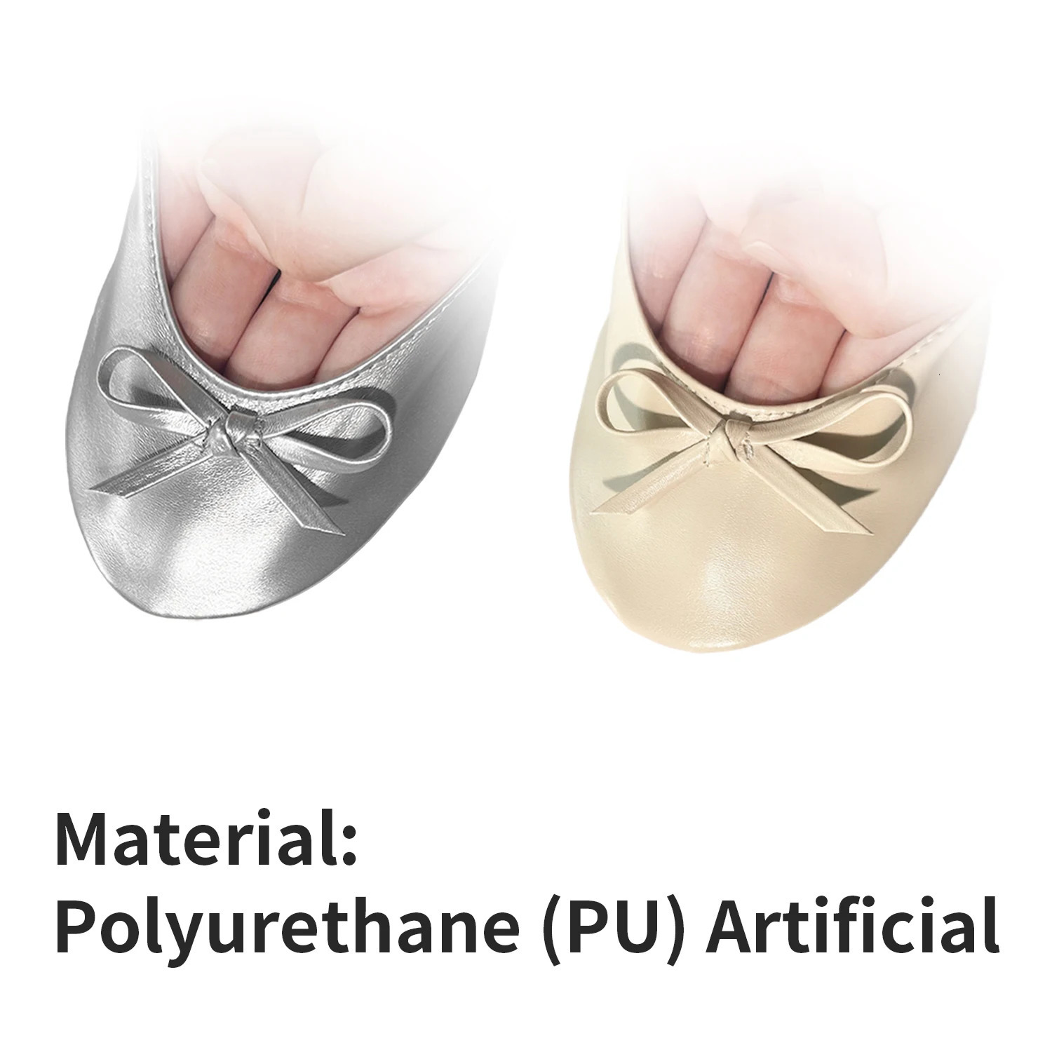 Womens Foldable Portable Ballet Flats For Indoor Use Roll Up Slippers Conveniently Packaged With Bag For Travel Wedding 250613