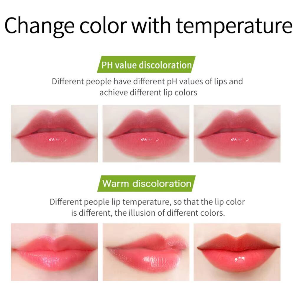 VIBELY New Mood Changing Lip Balm 7 Color Natural Aloe Vera Lipstick Long Lasting Moisturizing Makeup Cosmetics for Women happy