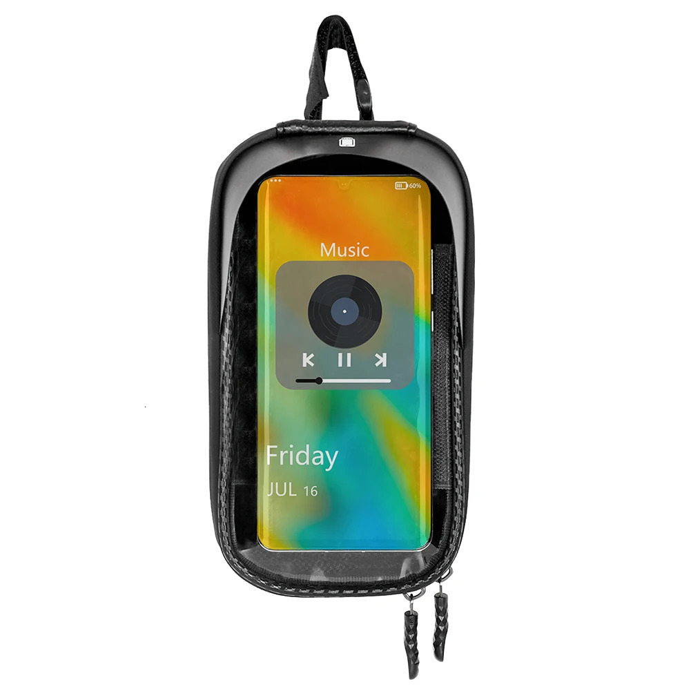 EVA Bicycle Front Frame Bag Touch Screen Bicycle Bag MTB Waterproof Phone Holder Case Bicycle Accessories PU Fit for 7 In Phones 250610