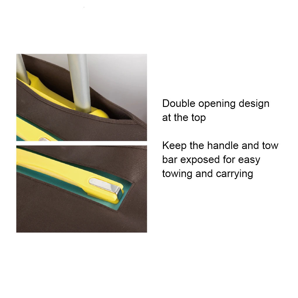 Travel Luggage Cover Solid Color Sticker Type Waterproof Detachable Simple Style Suitcase Bag Guard Accessories 250615