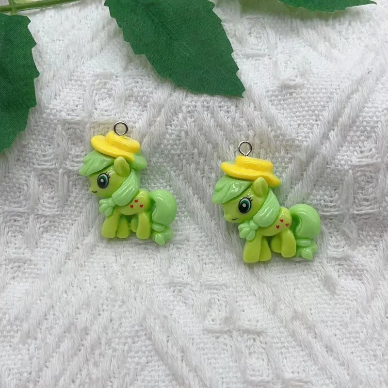 10pcs Resin Animal Charm Pendant Necklace Keychain DIY Handmade Keychain Necklace Cute Earrings Charm 250609