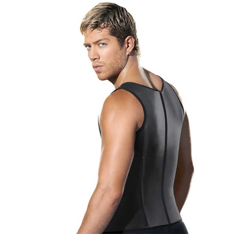 Aismz Mens Dream Vine Latex Waist Trainer Vest For Men Black Waist Cincher Firm Tummy Slimming Male Corset Belly Body Shaper W250616