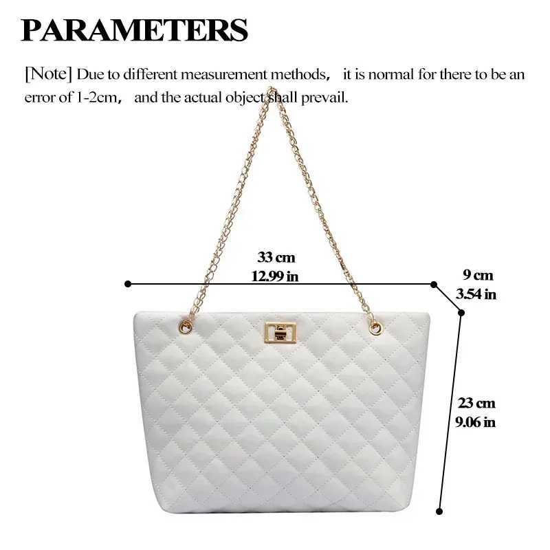 Tote Bags for Women PU Leather Diamond Lattice Handbag Personality Large Capacity Underarm Shoulder Bag Designer Bag XJ2520616