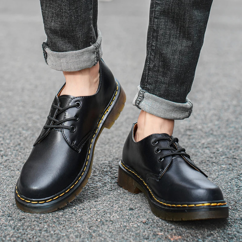 Casual Sneaker Leather Shoes Loafers Sports and Leisure Soft and Comfortable Fashion Round Toe Mens Casual Shoes Work Wear 250612 - view 6