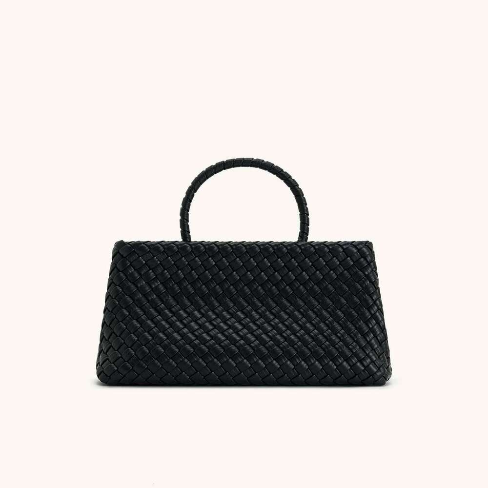 designer bag JW PEI Elora Woven Tote Women Solid Color Small Handbag Vegan Leather Purse Designer Simple Fashion Top Handle Bag